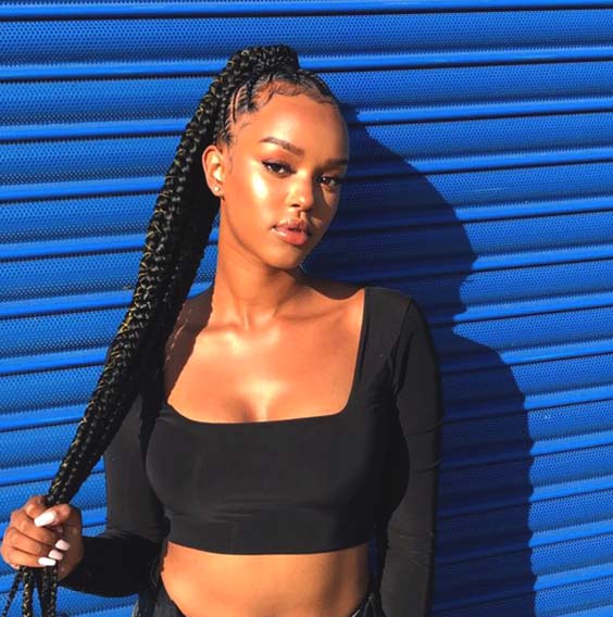 box braids for black women summer hairstyles