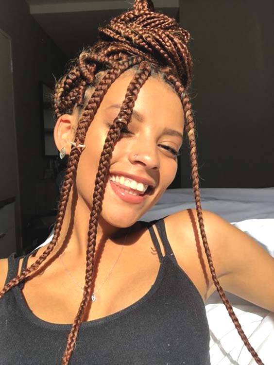 box braids summer protective hairstyles
