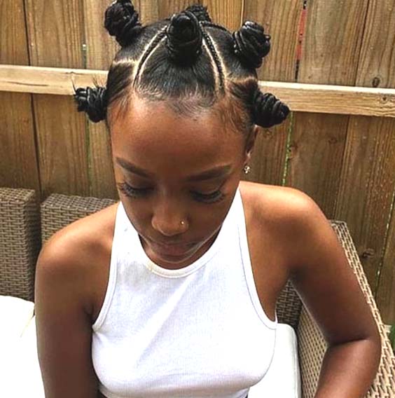 braided bantu knots protective hairstyles