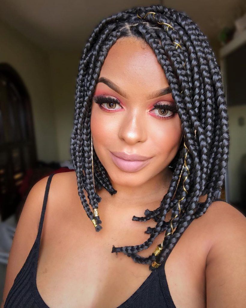 40 Lovely Braided Bob Hairstyles You Must Apply In 2020