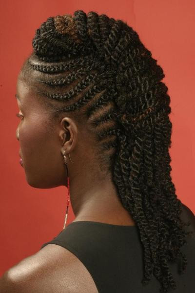 braided hairstyles for black hair new braids and twists hairstyle with a rolled bun of braided hairstyles for black hair