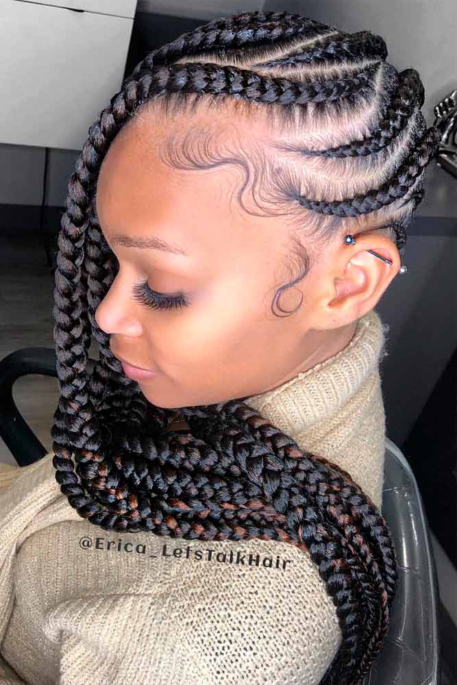 cornrows hairstyles zig zag lemonade braids