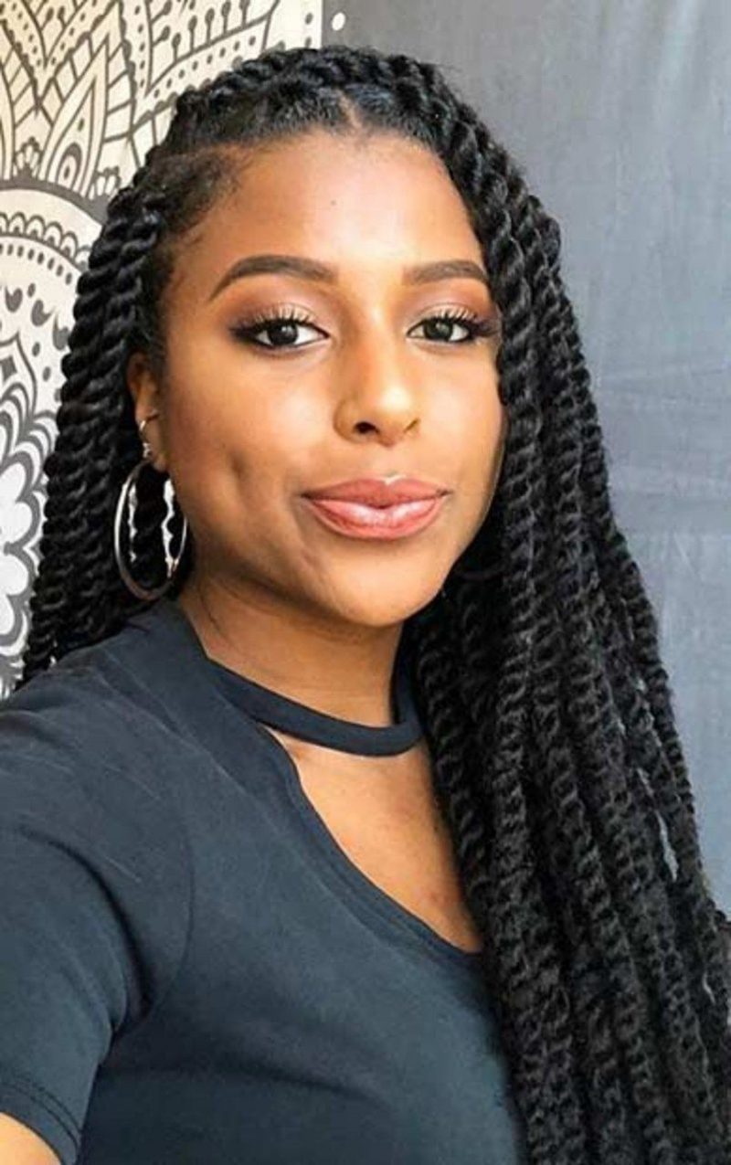 100+ Best Havana Twist Braids Hairstyles 2020 For Black Women