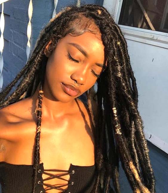 goddess faux locs hairstyles