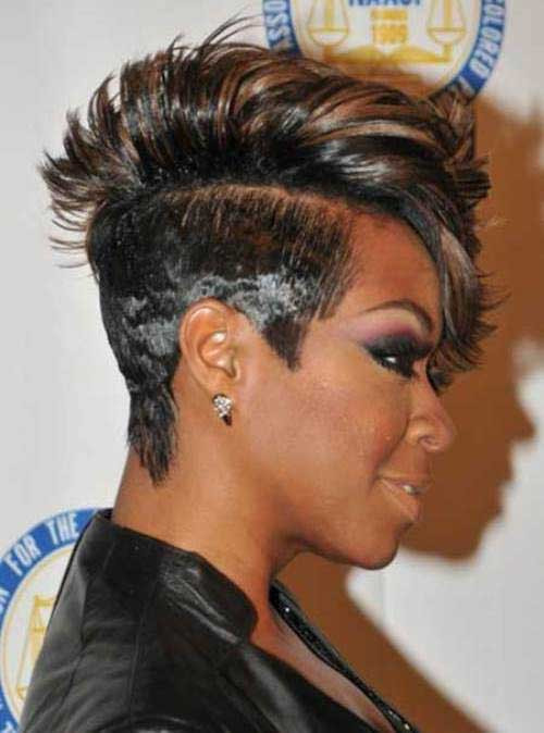 hairstyle for short hair black luxury mohawk short hairstyles for black women of hairstyle for short hair black