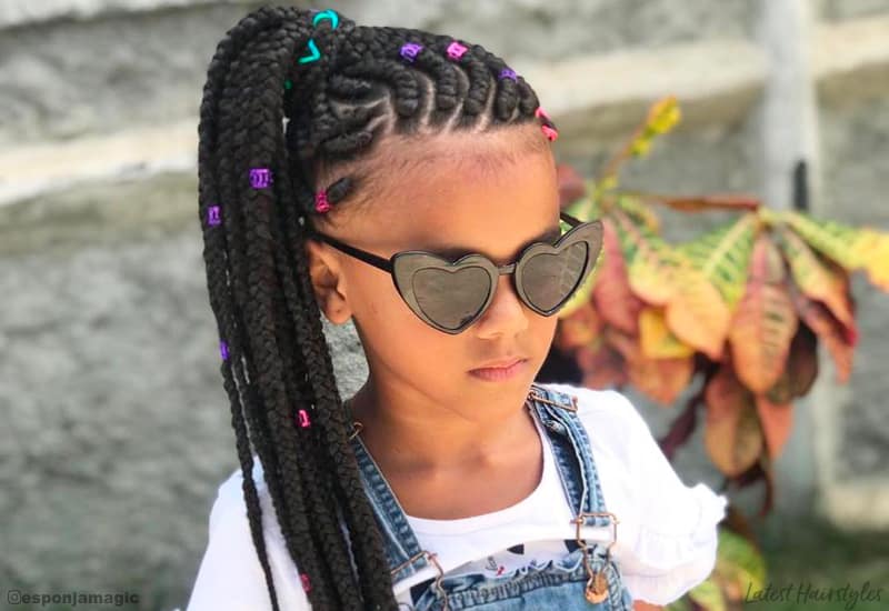 kids box braids