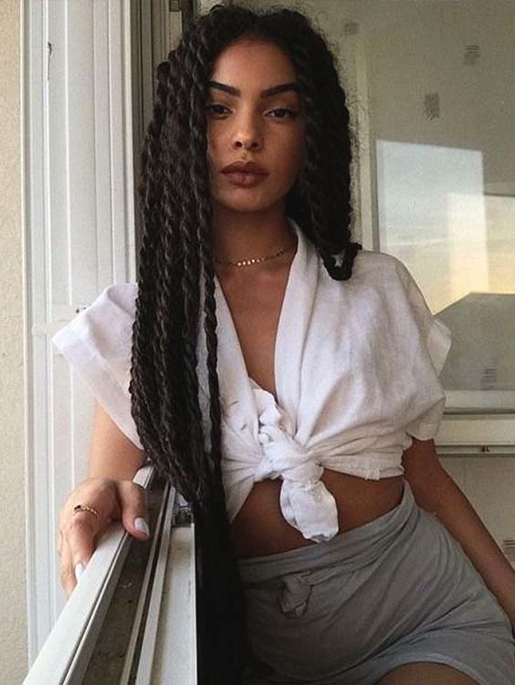marley twists summer hairstyle ideas for black women