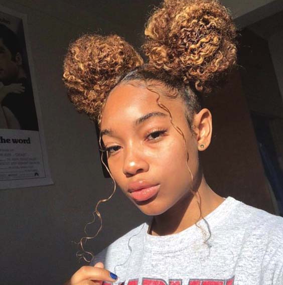protective hairstyles for black women double buns