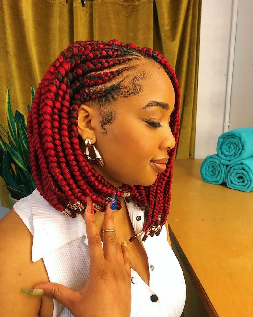 red box braids bob 819x1024 1