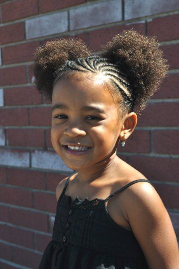 20 Cute Natural Hairstyles for Little Girls