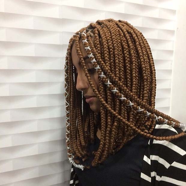 Box Braids with Cords