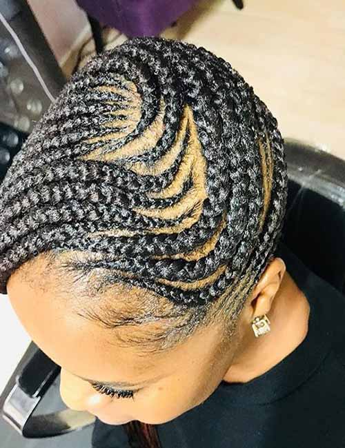 Swept Lemonade Braids