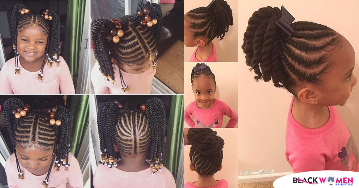 The Most Beautiful Hairstyles Will Relax Your Children In The Summer Season