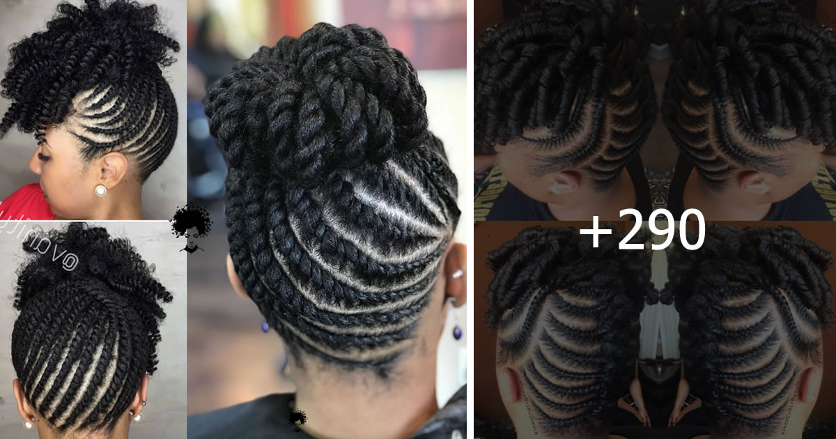 The Most Popular Hairstyle of Spring and Summer Fashion Shows Natural Hair Updo