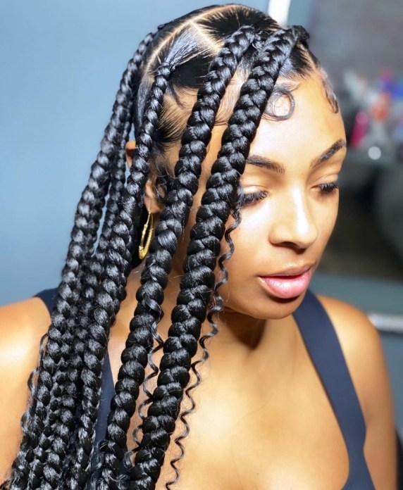 13 thick jumbo braids CTQZtubMzB9