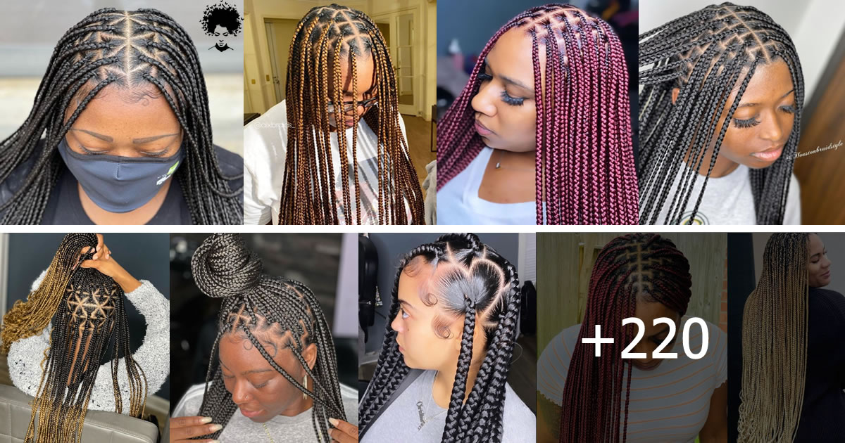 230 Impressive Ghana Braids Hair Style