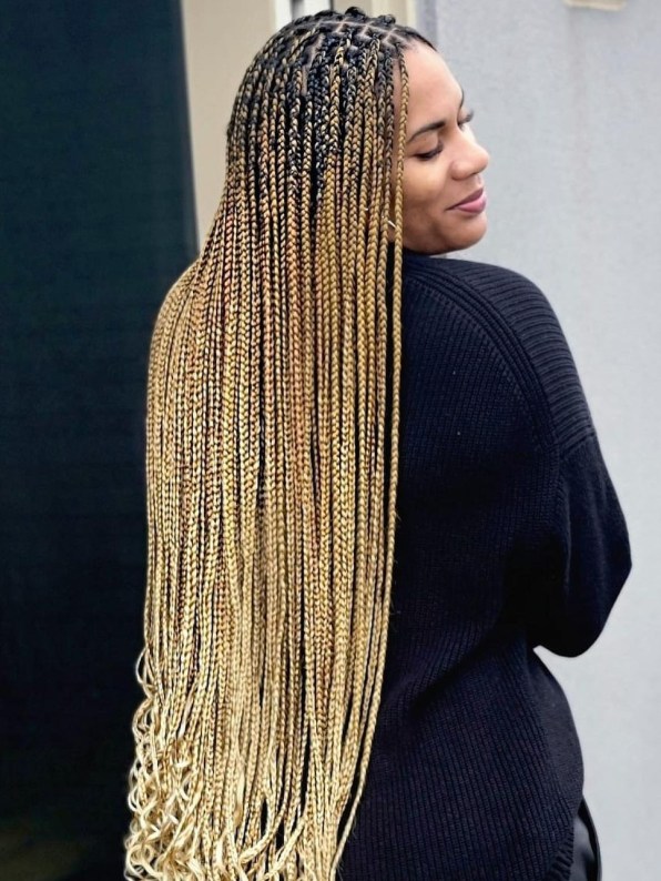 26 long knotless braids CWWaqW6vVm