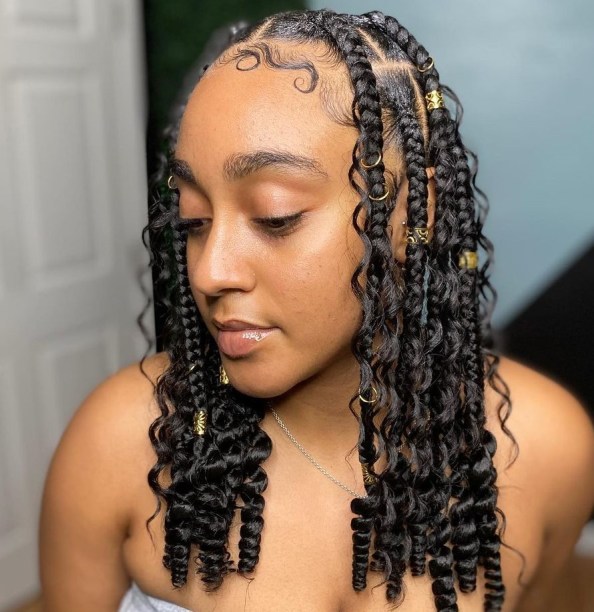 28 charming knotless braids with cuffs CUlhsIuAyay