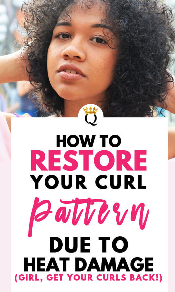 How To Restore Natural Curl Pattern To Heat Damaged Hair