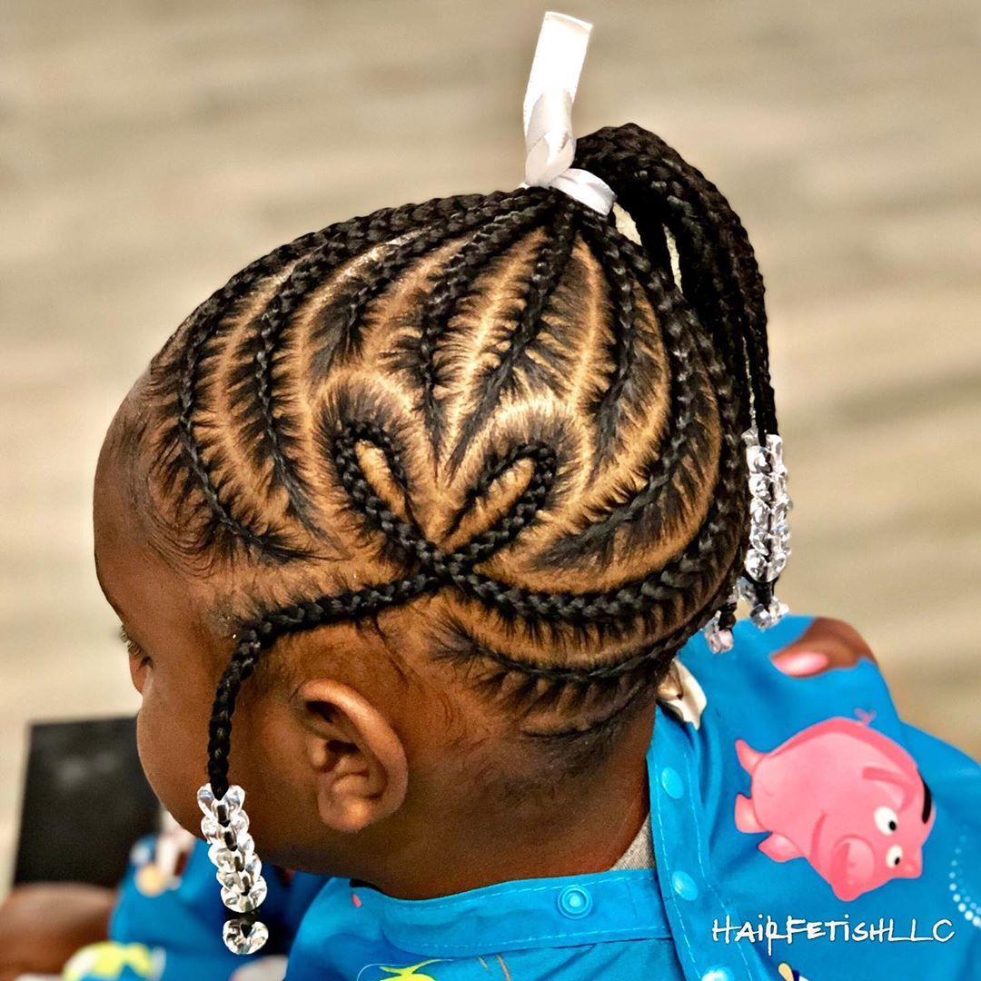 Gorgeous Braids Made in a Short Time for Children with Short Hair