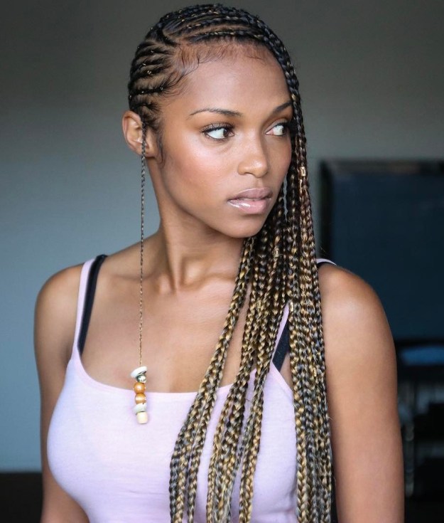 1 lemon tinted lemonade braids