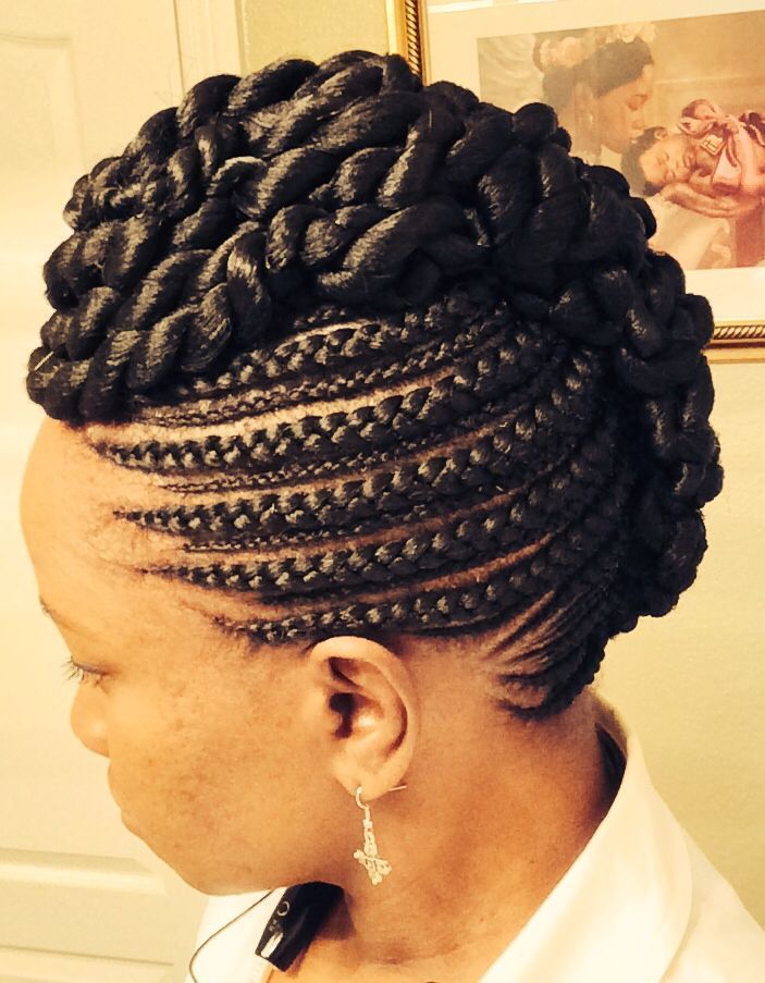 Short Ghana Hair Braids For Women