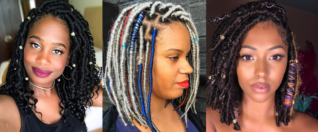 20 Cute and Creative Ideas for Short Faux Locs