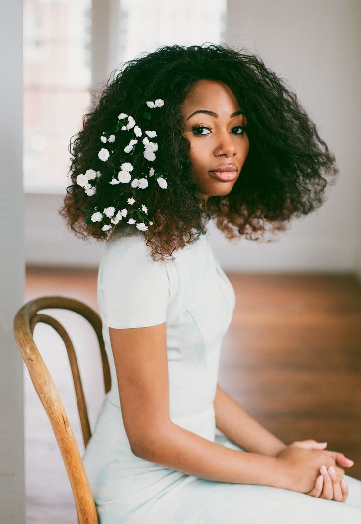 100 Soft/Goddess Aesthetic ft Black Women 34 01f29f13626abf31024cbbcbf009f1a5 natural hair brides natural bridal hair