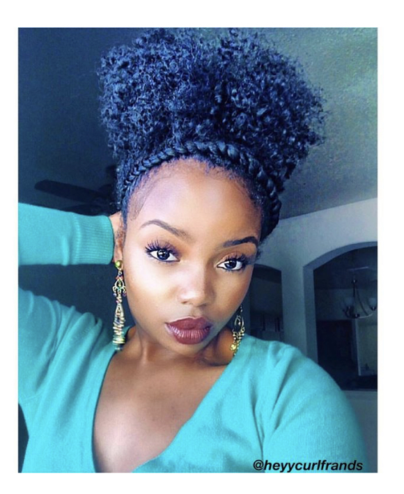 10 Different Hairstyles To Make Your Twist Out Last Longer Kinky Hair Rocks 3