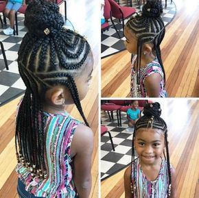 11 Little Girls Rocking Fulani Inspired Braid Styles Tutorial Emily CottonTop