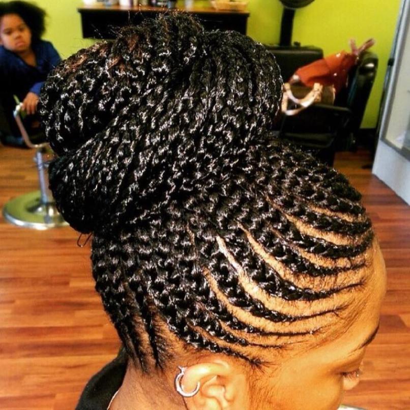 1501690354 2923 Ghana Braids Updo