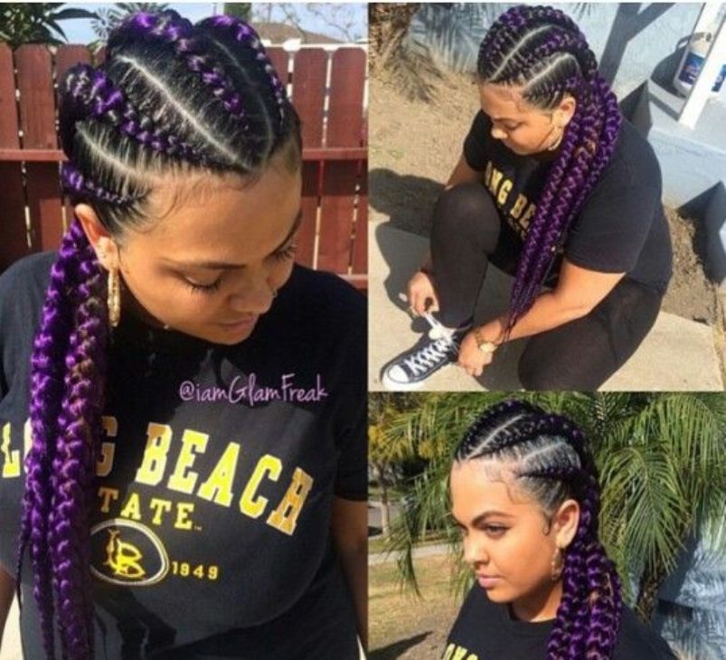 1501690354 3316 Purple Ghana Braids