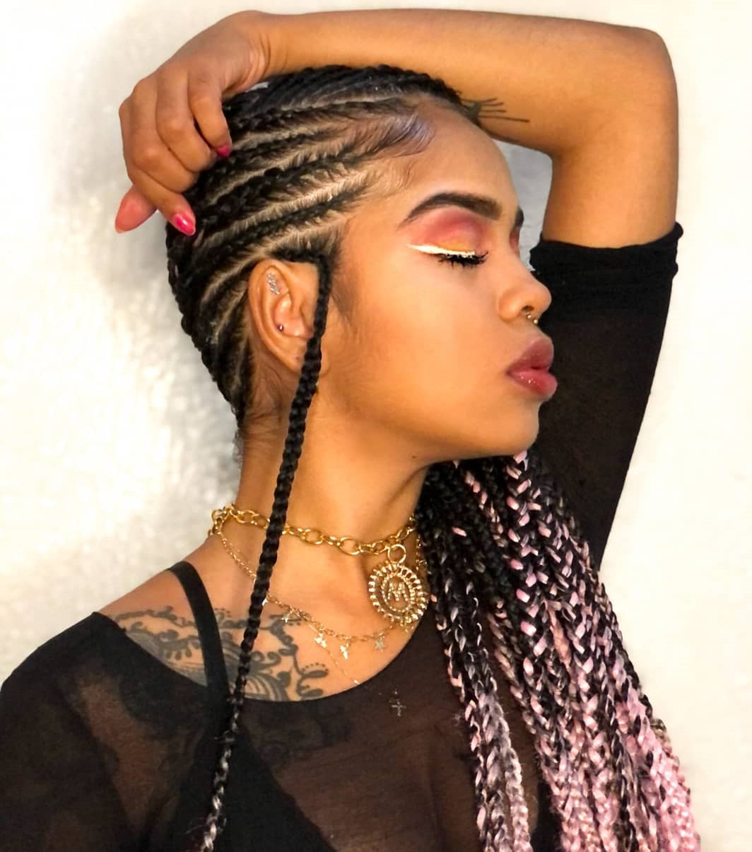 19 bright lemonade braids