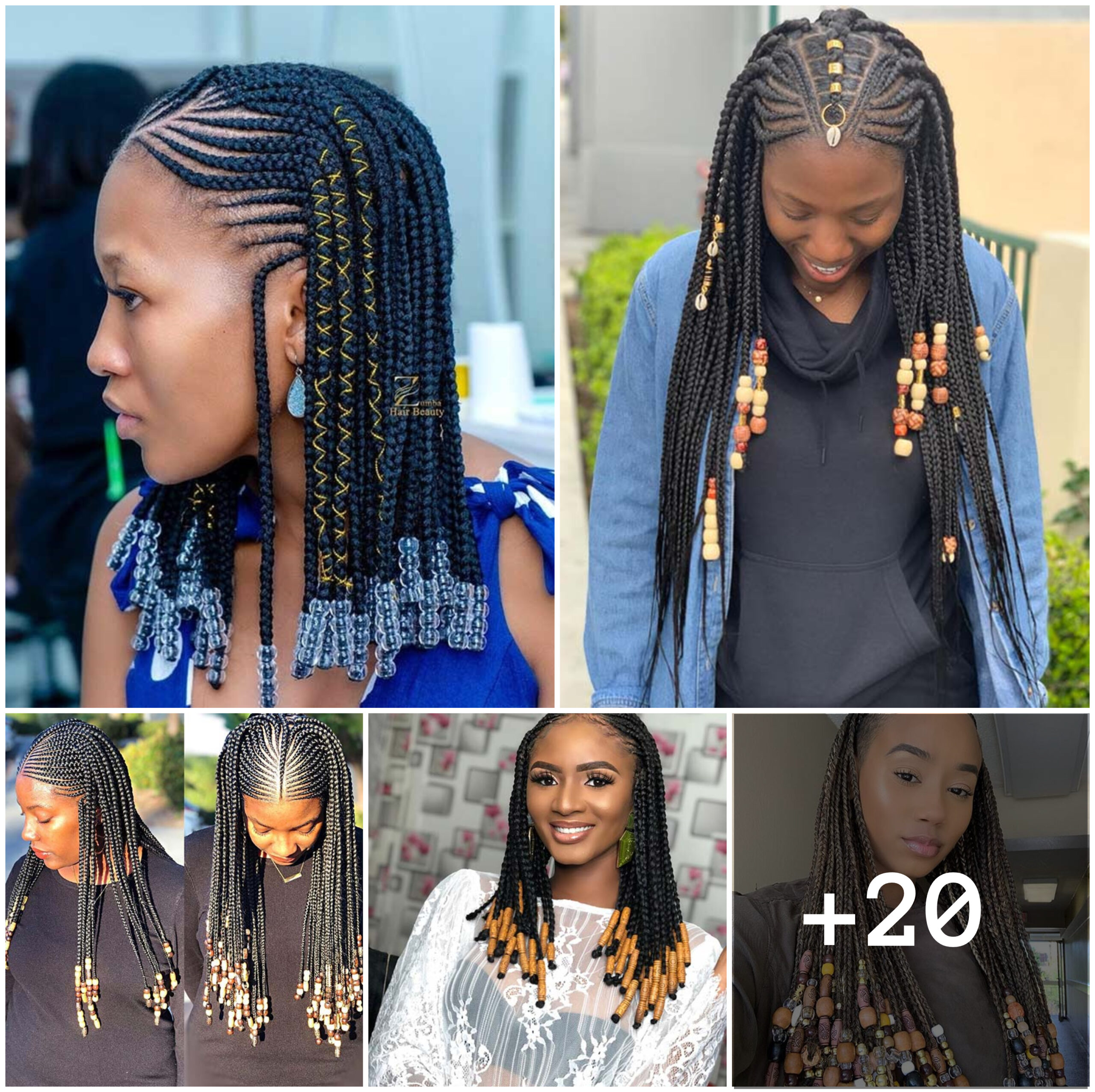 20 PHOTOS: Ponytail braids hairstyles ‎