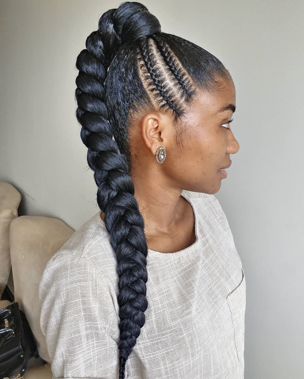 26 ghana braid ponytail CIp IA4s9Cq