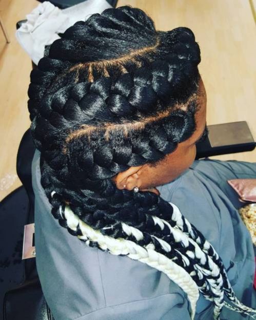 31 curvy black goddess braids