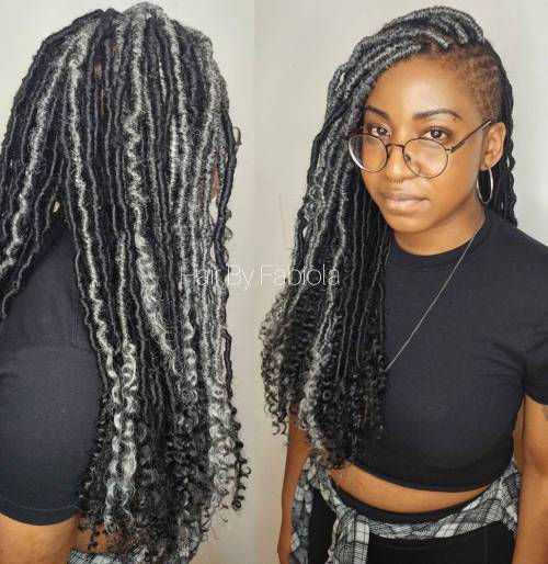 40 Fabulous Funky Ways to Pull Off Faux Locs 13