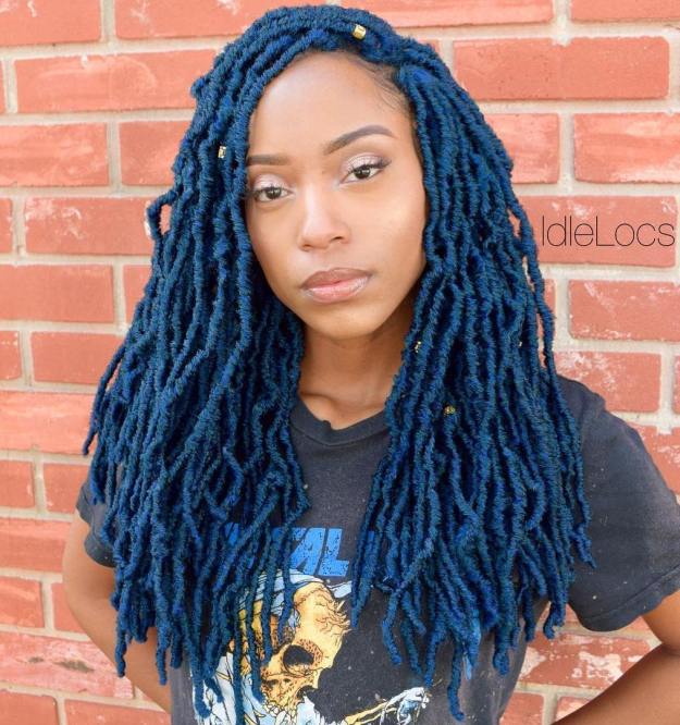 40 Fabulous Funky Ways to Pull Off Faux Locs 14