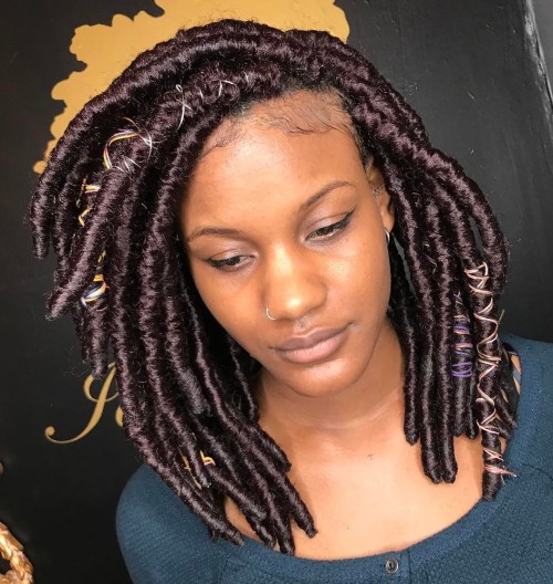 40 Fabulous Funky Ways to Pull Off Faux Locs 19