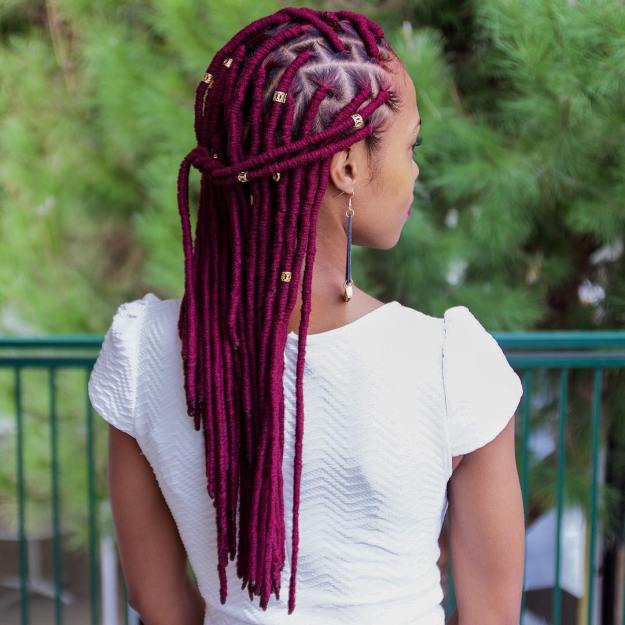 40 Fabulous Funky Ways to Pull Off Faux Locs 2