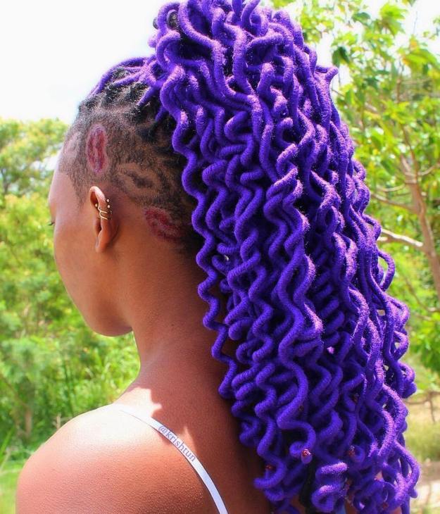 40 Fabulous Funky Ways to Pull Off Faux Locs 28