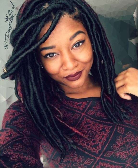 40 Fabulous Funky Ways to Pull Off Faux Locs 4