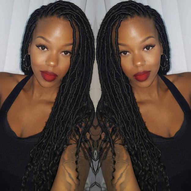 40 Fabulous Funky Ways to Pull Off Faux Locs