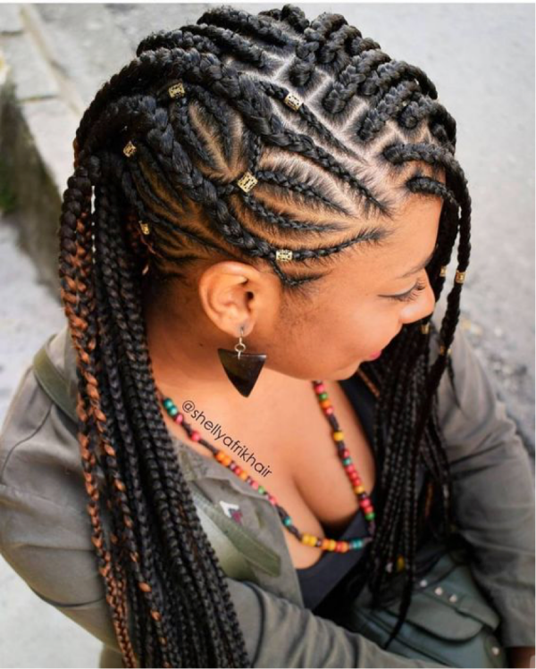 42 Catchy Cornrow Braids Hairstyles Ideas to Try in 2019 Bored Art 11