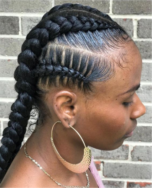 42 Catchy Cornrow Braids Hairstyles Ideas to Try in 2019 Bored Art 16