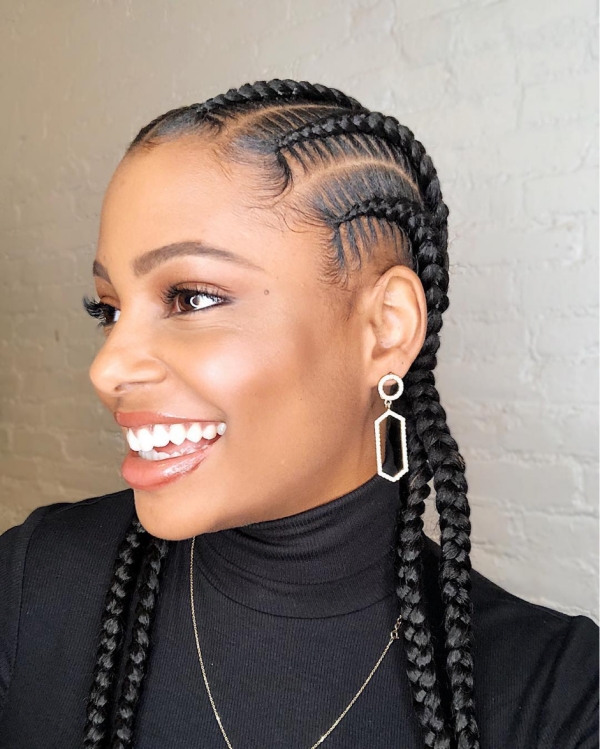 42 Catchy Cornrow Braids Hairstyles Ideas to Try in 2019 Bored Art 17