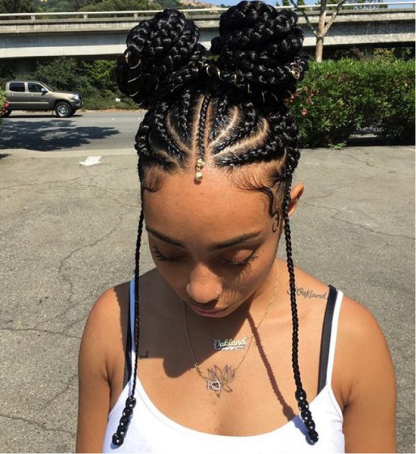 42 Catchy Cornrow Braids Hairstyles Ideas to Try in 2019 Bored Art 29