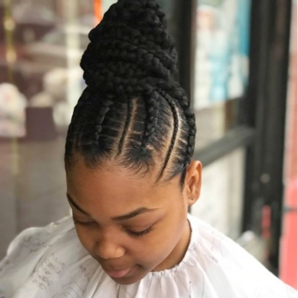 42 Catchy Cornrow Braids Hairstyles Ideas to Try in 2019 Bored Art 3