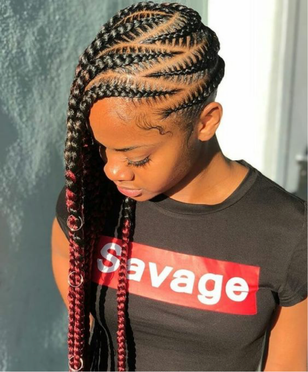 42 Catchy Cornrow Braids Hairstyles Ideas to Try in 2019 Bored Art 32