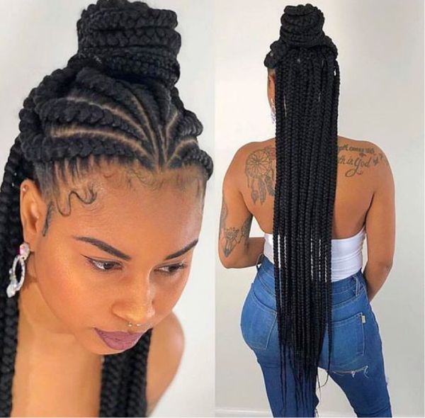 42 Catchy Cornrow Braids Hairstyles Ideas to Try in 2019 Bored Art 33